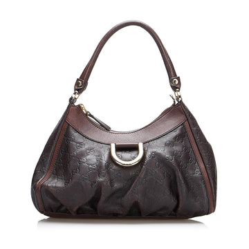 Gucci Guccissima Abbey D-Ring Shoulder Bag (SHG-4Wl8wB)
