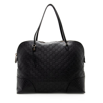 Gucci Guccissima Leather Bree Medium Tote (SHF-19264)