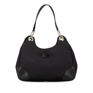 Gucci Guccissima Trimmed Canvas Colbert Shoulder Bag