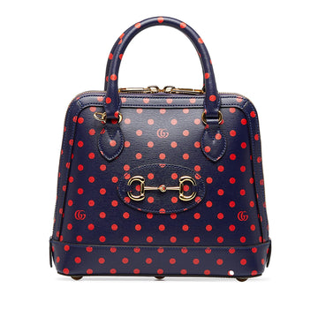 Gucci Horsebit 1955 Polka Dot Satchel (SHG-z2diQ9)