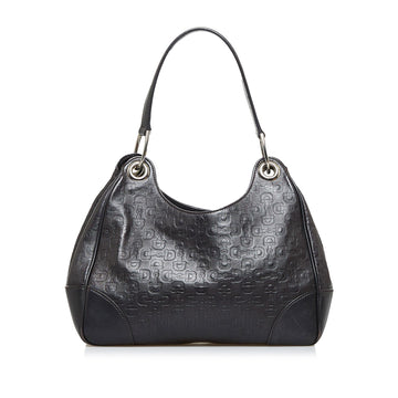 Gucci Horsebit Embossed Leather Shoulder Bag (SHG-96c9Qj)