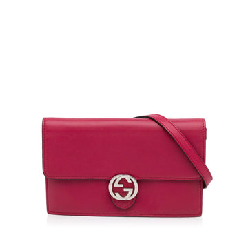 Gucci Interlocking G Wallet On Chain (SHG-bJgZos)