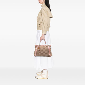 Gucci Large GG Canvas Bella Satchel