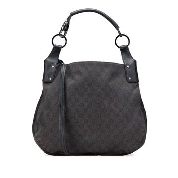 Gucci Large GG Denim Hobo