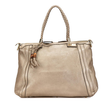 Gucci Large Leather Bella Tote