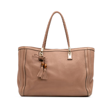 Gucci Large Leather Bella Tote