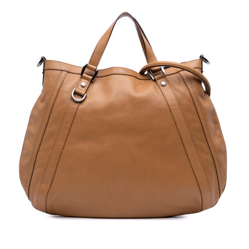 Gucci Leather Abbey D Ring Satchel