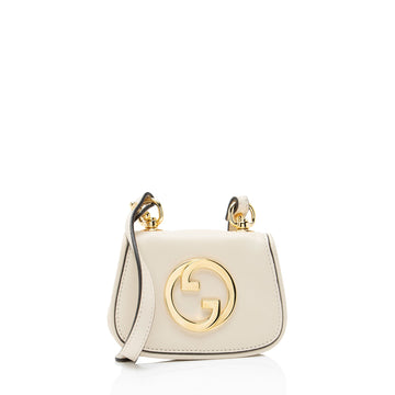 Gucci Leather Blondie Card Case on Strap