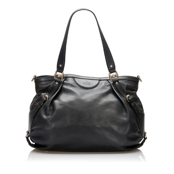 Gucci Leather Bridle Satchel (SHG-XrssV0)