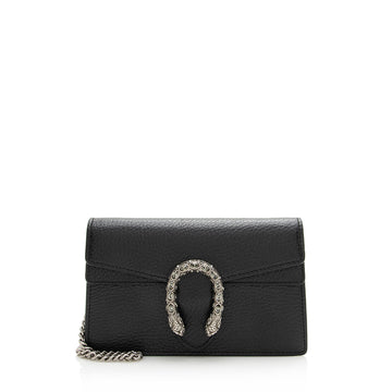 Gucci Leather Dionysus Super Mini Bag (SHF-tyl3AD)