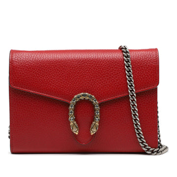 Gucci Leather Dionysus Wallet on Chain