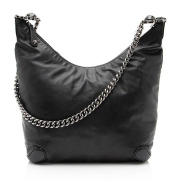 Gucci Leather Galaxy Medium Chain Hobo (SHF-23368)