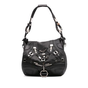 Gucci Leather Horsebit Techno Satchel