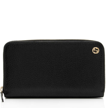 Gucci Leather Interlocking G Betty Zip Around Wallet (SHF-oH87eO)
