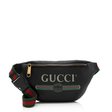 Gucci Leather Logo Belt Bag (SHF-9zS2VO)