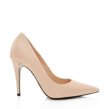 Gucci Leather Malaga Kid Anita Pumps - Size 6.5 / 36.5