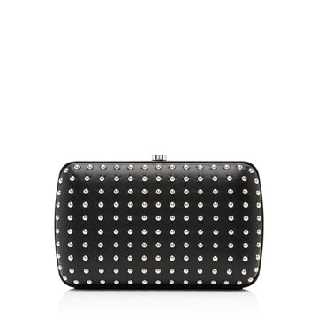 Gucci Leather Studded Broadway Clutch
