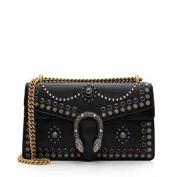 Gucci Leather Studded Dionysus Small Shoulder Bag (SHF-4mjFWd)