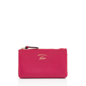 Gucci Leather Swing Small Pouch (SHF-ao2au6)