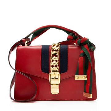 Gucci Leather Sylvie Small Shoulder Bag