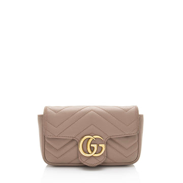 Gucci Matelasse Leather GG Marmont Mini Flap Bag - FINAL SALE