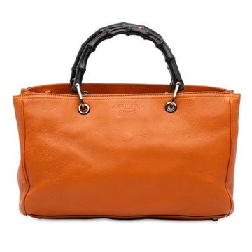 Gucci Medium Calfskin Bamboo Shopper Satchel