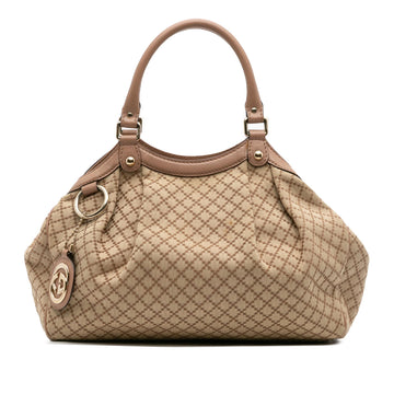 Gucci Medium Diamante Canvas Sukey Tote