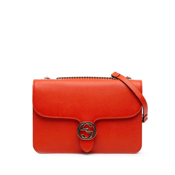 Gucci Medium Dollar Calfskin Interlocking G Crossbody