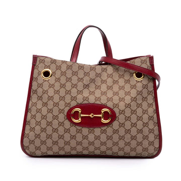 Gucci Medium GG Canvas Horsebit 1955 Chain Tote