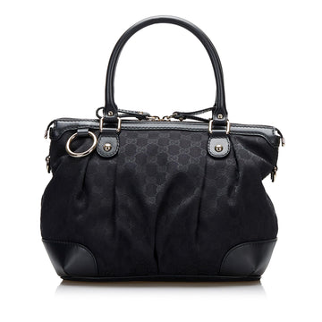 Gucci Medium GG Canvas Sukey Satchel (SHG-jijx71)