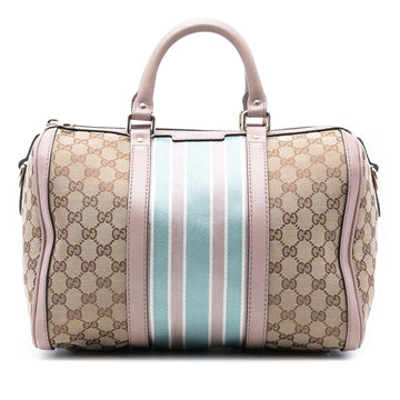 Gucci Medium GG Canvas Web Joy Boston Bag