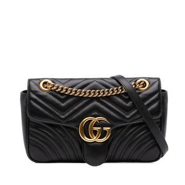 Gucci Medium GG Marmont Matelasse Leather Shoulder Bag