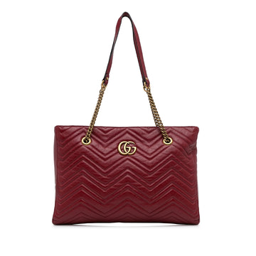 Gucci Medium GG Marmont Slim Matelasse Tote (SHG-DJstM9)