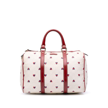 Gucci Medium GG Supreme Hearts Joy Boston