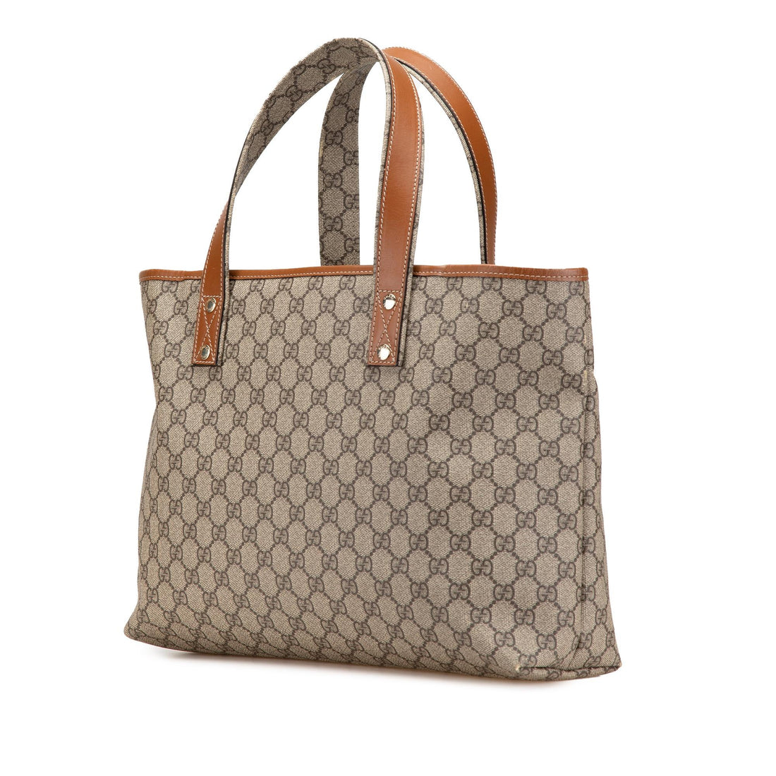 Gucci Medium GG Supreme Web Loop Tote Bag