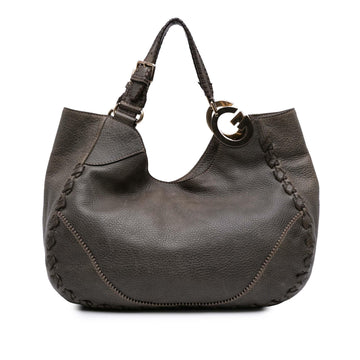 Gucci Medium Grained Calfskin Charlotte Hobo