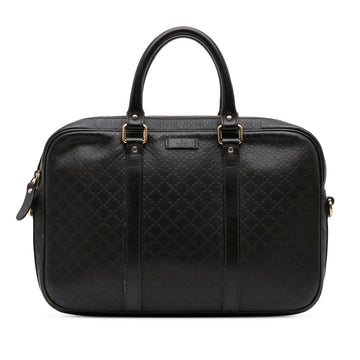 Gucci Medium Leather Diamante Bright Business Bag