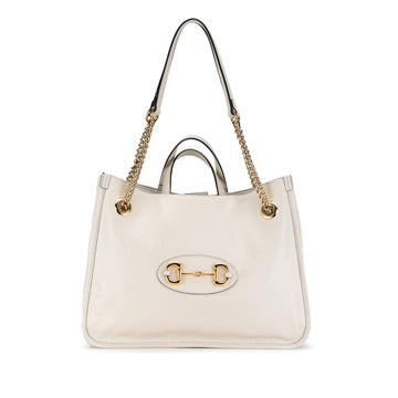Gucci Medium Leather Horsebit 1955 (SHG-c6g3Pb)