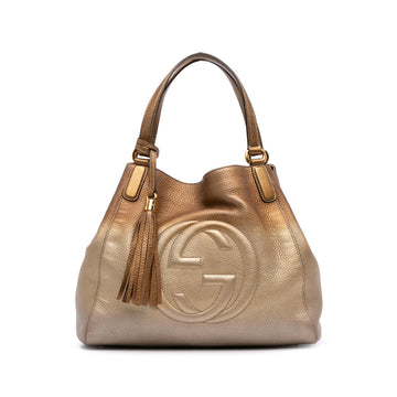 Gucci Medium Leather Ombre Soho Cellarius Tote