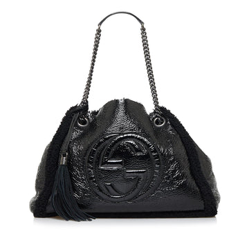Gucci Medium Shearling 1:1 Rep Soho Tote (SHG-UHtKPg)