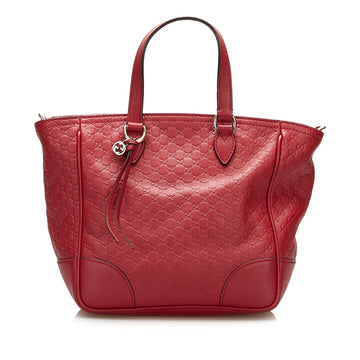 Gucci Microguccissima Bree Leather Satchel (SHG-35593)