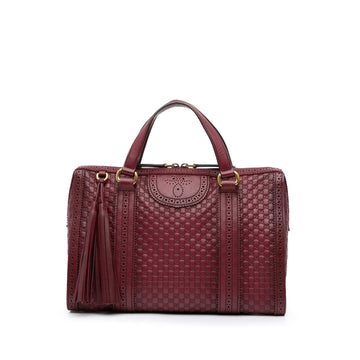 Gucci Microguccissima Brogue Duilio Boston Bag