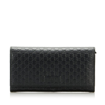 Gucci Microguccissima Continental Flap Wallet (SHG-756BiS)