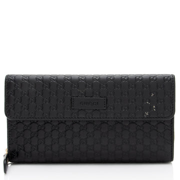 Gucci Microguccissima Leather Continental Flap Wallet