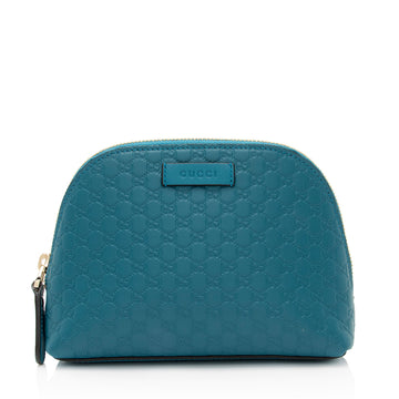 Gucci Microguccissima Leather Cosmetic Case (SHF-JCZ6DO)