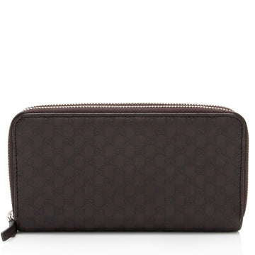 Gucci Microguccissima Leather Double Zip Around Large Organizer Wallet (SHF-EIQfg7)