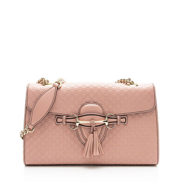 Gucci Microguccissima Leather Emily Medium Shoulder Bag