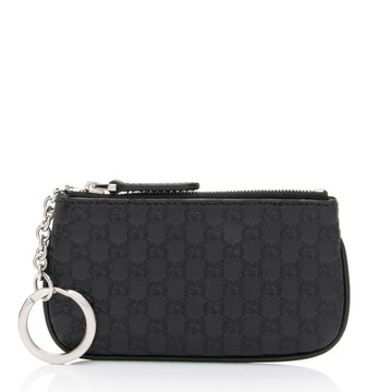 Gucci Microguccissima Leather Key Pouch (SHF-Mp39wT)