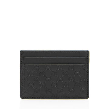 Gucci Microguccissima Leather Signature Card Case (SHF-ZzOzGb)