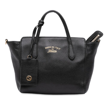 Gucci Mini Leather Swing Satchel